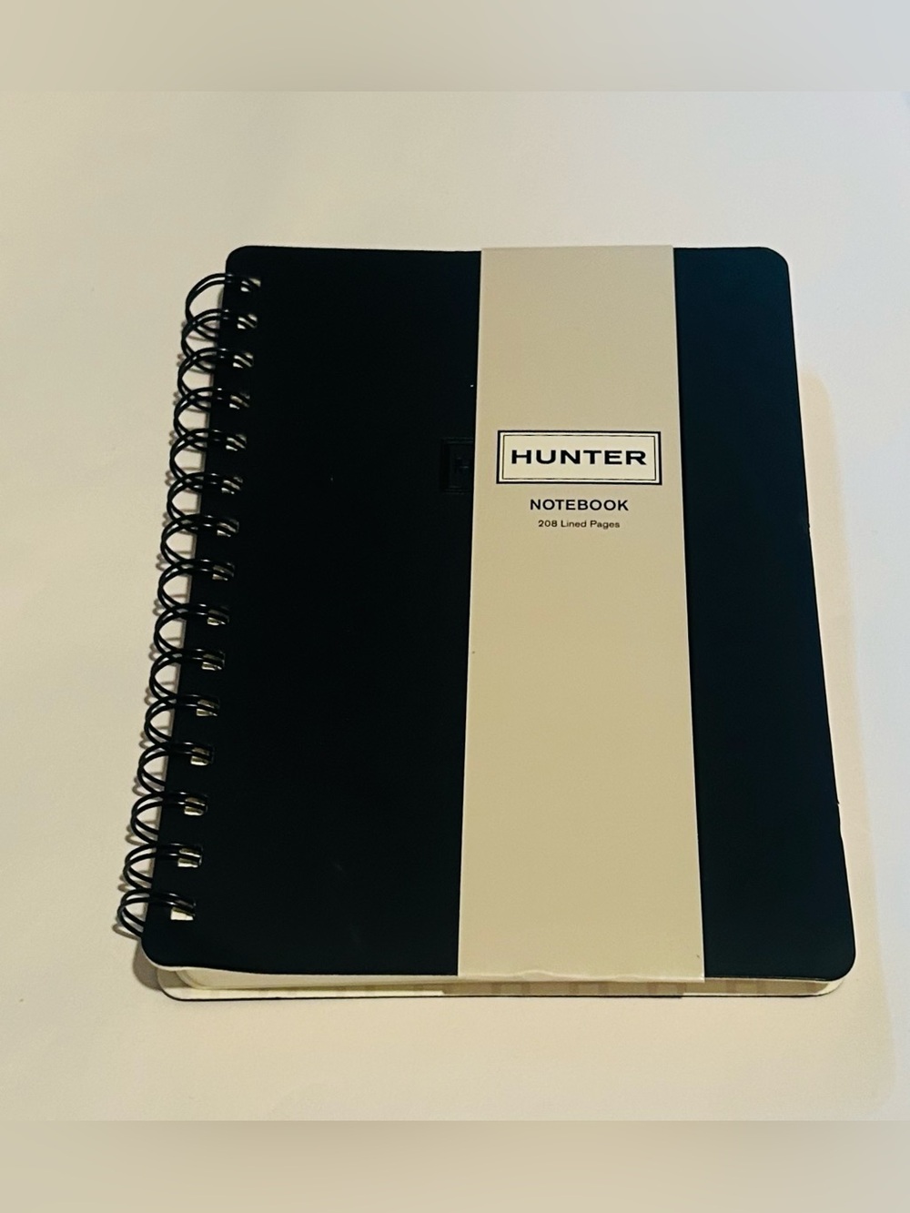 New Spiral Hard Cover Journal 208 Lined Pages Black Hunter Notebook Cambodia